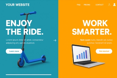 Split Screen Layout